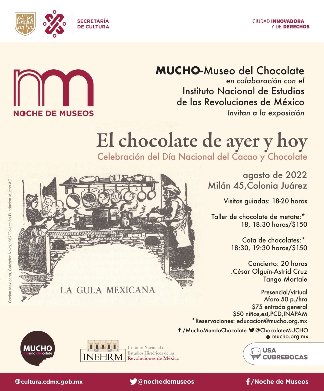 El INEHRM celebra el Día Nacional del Cacao y el Chocolate