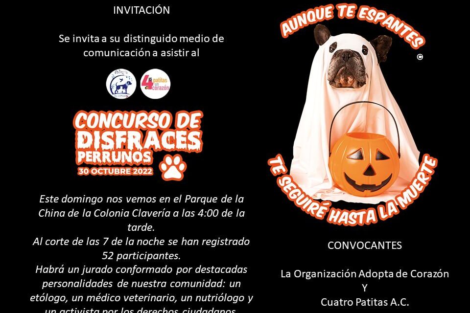 Concurso de Disfraces Perrunos en Azcapotzalco