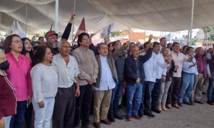 <strong>Rinden Protesta Comités de Defensa de la 4T en Ecatepec</strong>