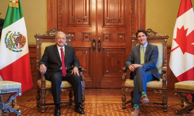 <strong>Acuerdan AMLO y Trudeau, Plan de Acción México-Canadá</strong>