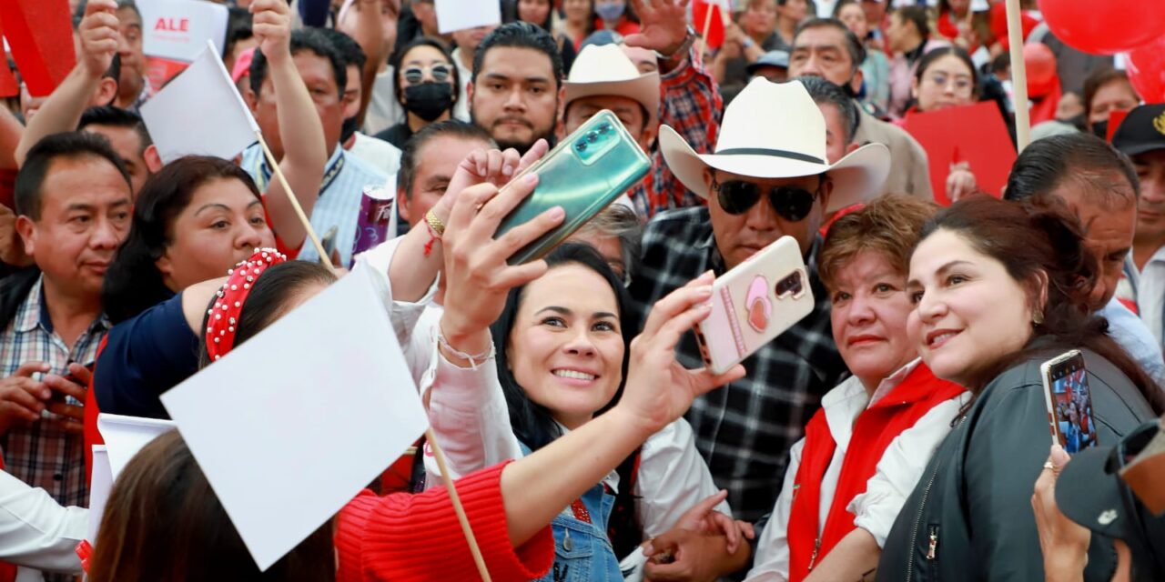 <strong>Estamos Hartos de Morena, Dicen Mexiquenses a Alejandra del Moral</strong>