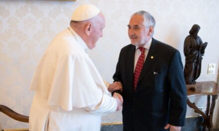 Visita al Papa Presidente Mundial de Los Cardiólogos