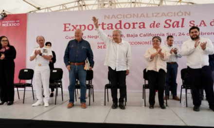 Nacionaliza Gobierno mexicano Exportadora de Sal