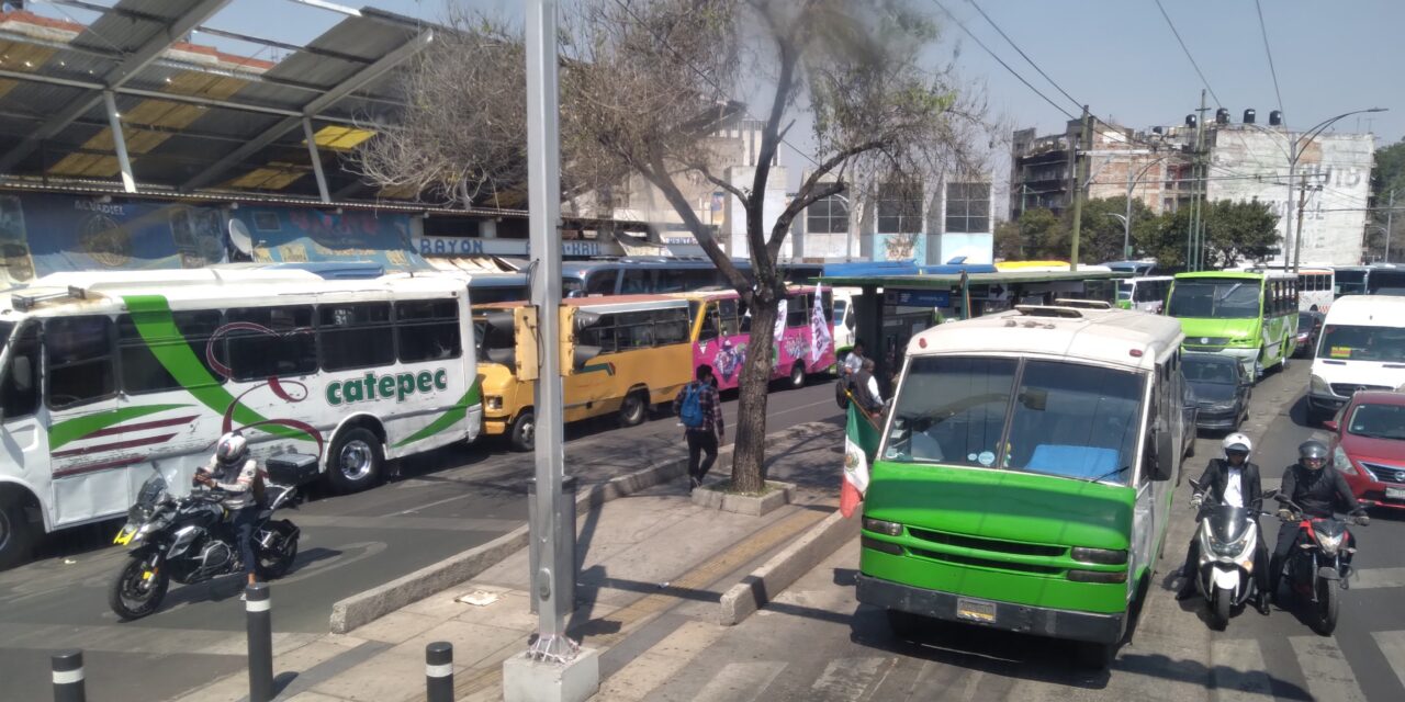 Afecta el tránsito inicio de campaña de Sheinbaum en la Ciudad de México
