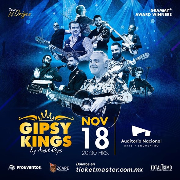 Regresan Los Catalanes Gipsy Kings al Auditorio Nacional